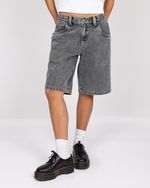 Flip Mommy Low Rise Wide Leg Denim Jort